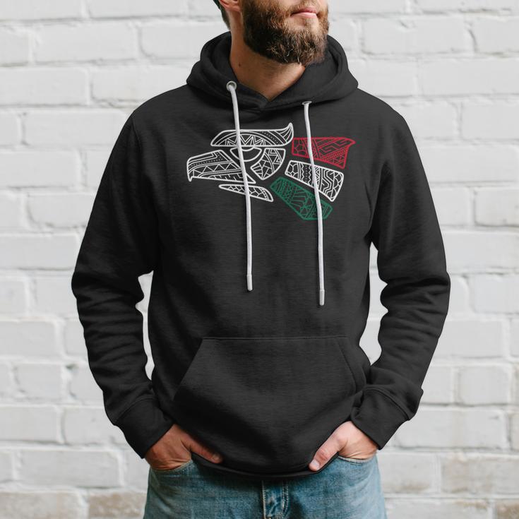 Mexican Flag Mexican Eagle Aztec Style Hecho En Mexico Kapuzenpullover Geschenke für Ihn