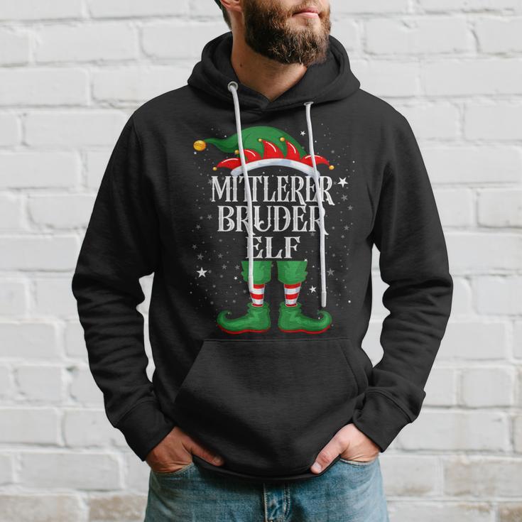 Middle Brother Elf Christmas Family Christmas Kapuzenpullover Geschenke für Ihn