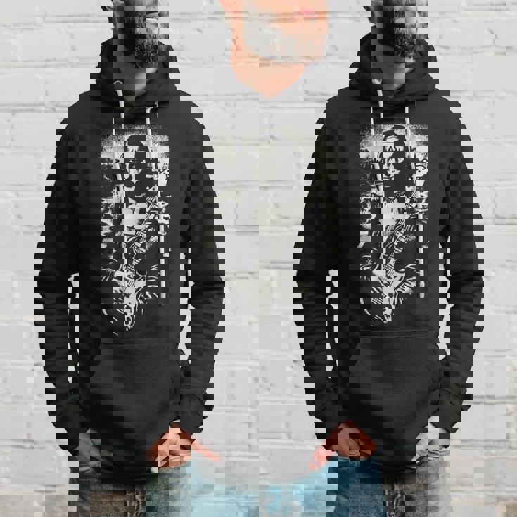 Mona Lisa Rock Music Band Concierto Festival Guitarra Eléctrica Sudadera Regalos para él
