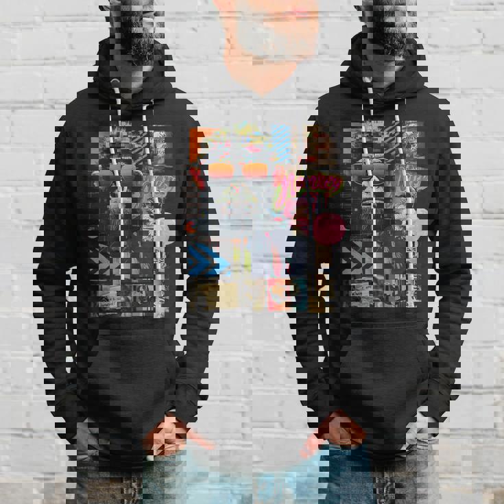 Mono Frontprint Arte Gráfico Animal Obra De Arte Monkey Sudadera Regalos para él
