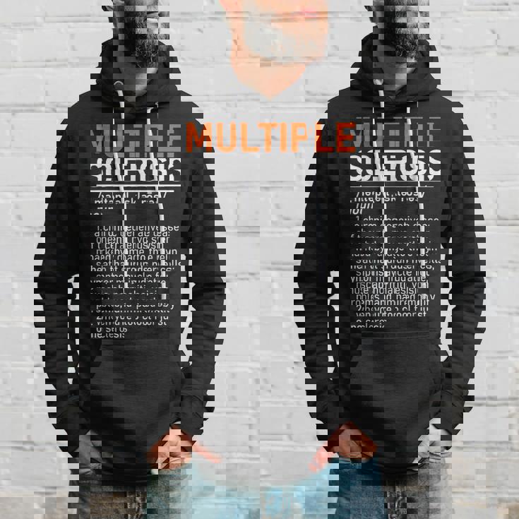 Multiple Sclerosis Awareness Ms Definition Warrior Support Sudadera Regalos para él