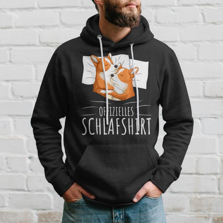 Official Corgi Dog Sleep Kapuzenpullover Geschenke für Ihn