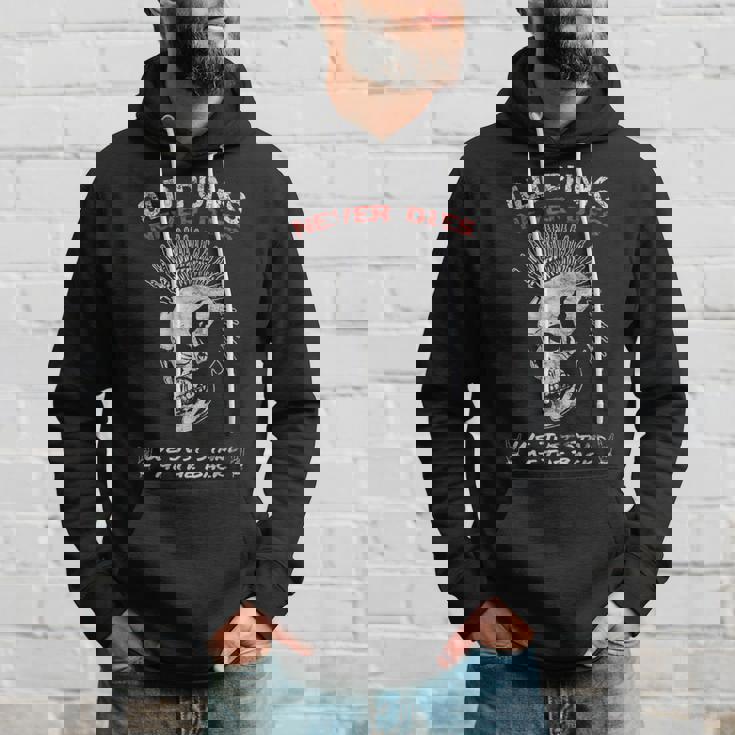Old Punks Never Dies Punk Rock Music & Punks Sudadera Regalos para él