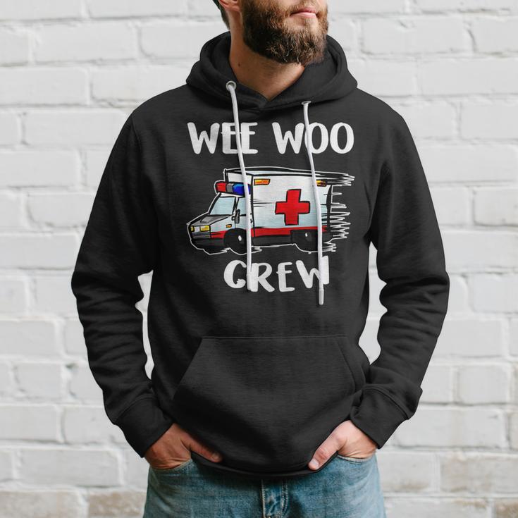 Paramedic Ambulance Wee Woo Crew Kapuzenpullover Geschenke für Ihn