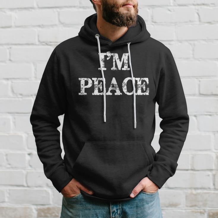 I Come In Peace I'm Peace Couples Matching Kapuzenpullover Geschenke für Ihn