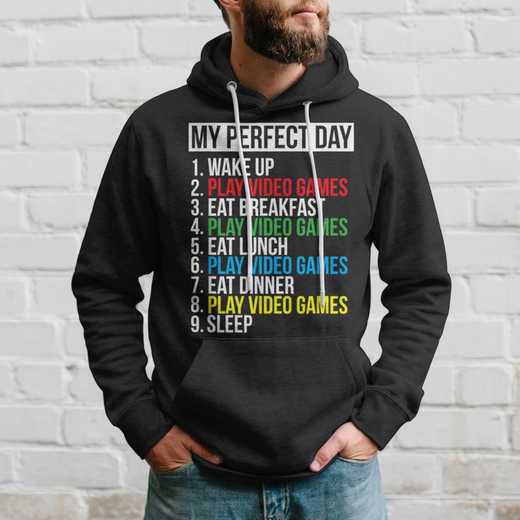 My Perfect Dayideo Games Cool Gamer Kapuzenpullover Geschenke für Ihn