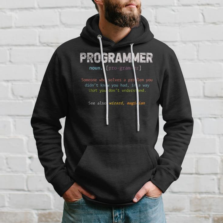 Programmer Definition Computer Skills Programmer S Kapuzenpullover Geschenke für Ihn