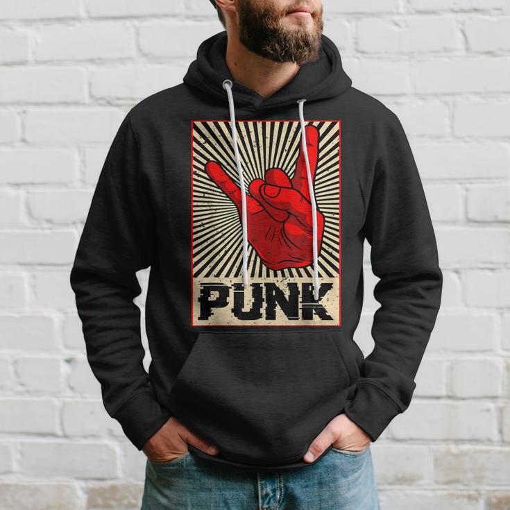 Punk Rock Music Against Nazis Against Right Kapuzenpullover Geschenke für Ihn