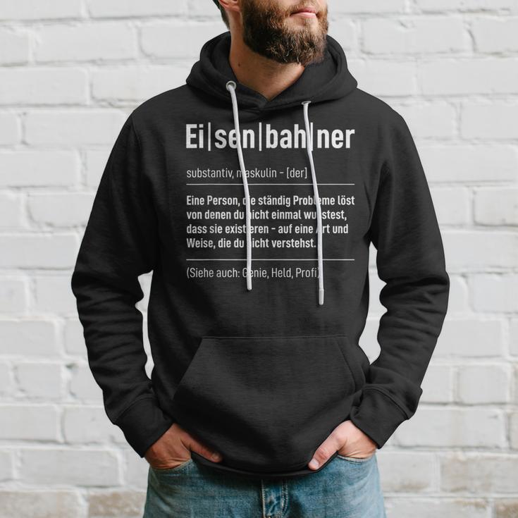 Railway Saying Model Railway Train Railway Definition Kapuzenpullover Geschenke für Ihn