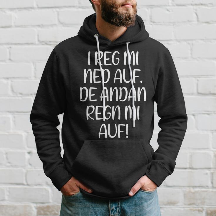 I Reg Mi Ned Auf Bayern Bavarian Humour Bavarian Kapuzenpullover Geschenke für Ihn