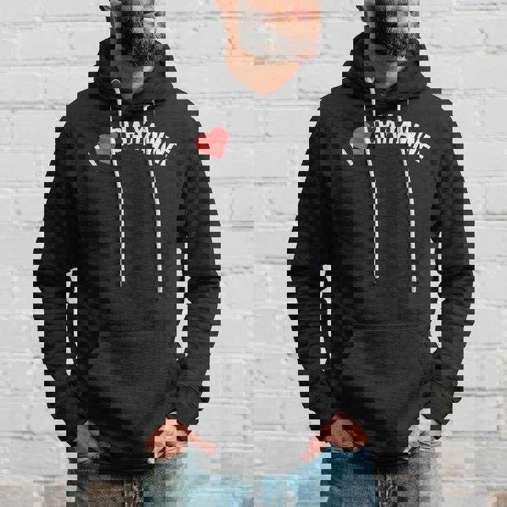 Regalo Para El Primer Nombre Chayanne I Love Chayanne Sudadera Regalos para él