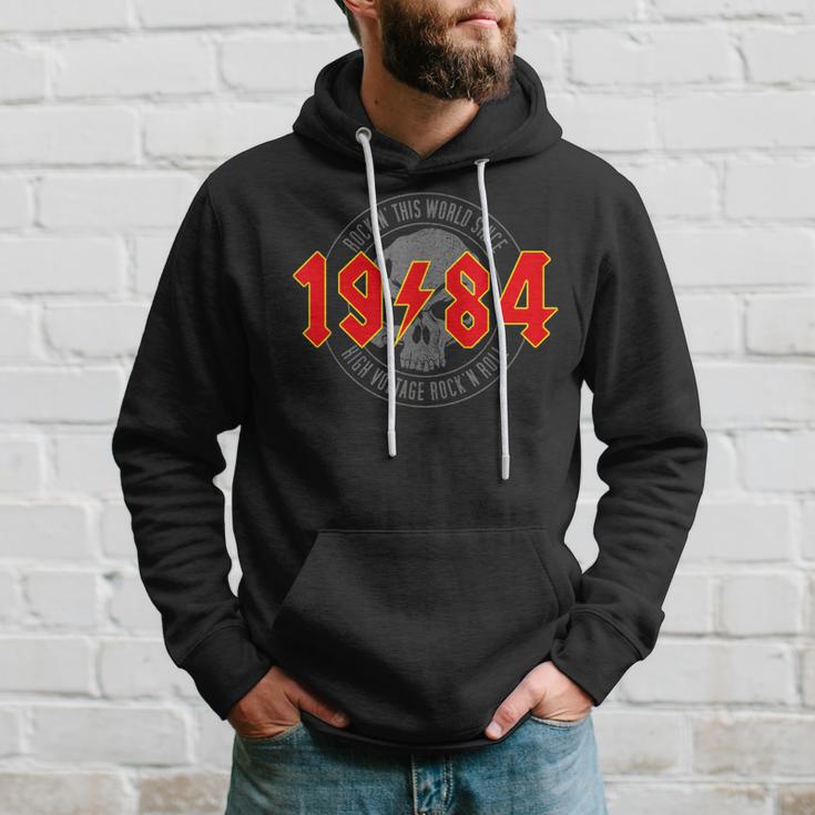 Rock And Roll Heavy Metal 1984Intage Birthday Kapuzenpullover Geschenke für Ihn