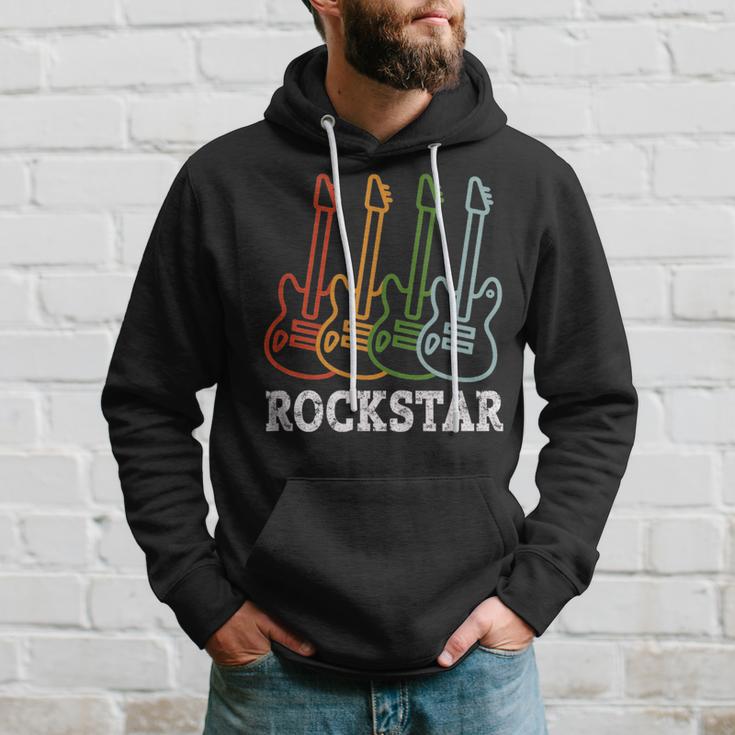 Rockstar Children'sintage Guitar Rockstar Kapuzenpullover Geschenke für Ihn