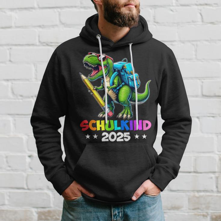 Schulkind 2025 DinoRex Jungen Dinosaurier Einschulung Kapuzenpullover Geschenke für Ihn