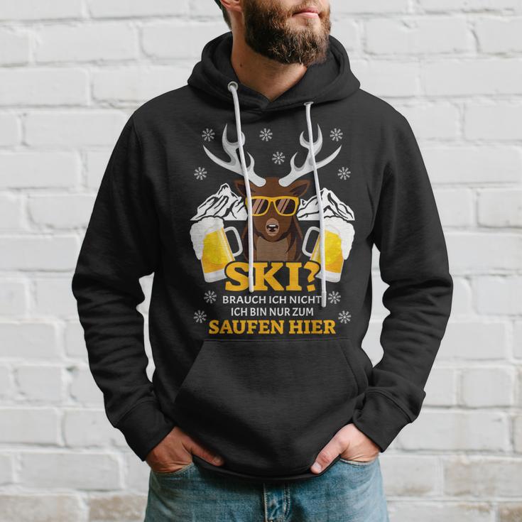 Ski Brauch Ich Nicht Ich Bin Nur Zum Saufen Hier Après S Kapuzenpullover Geschenke für Ihn