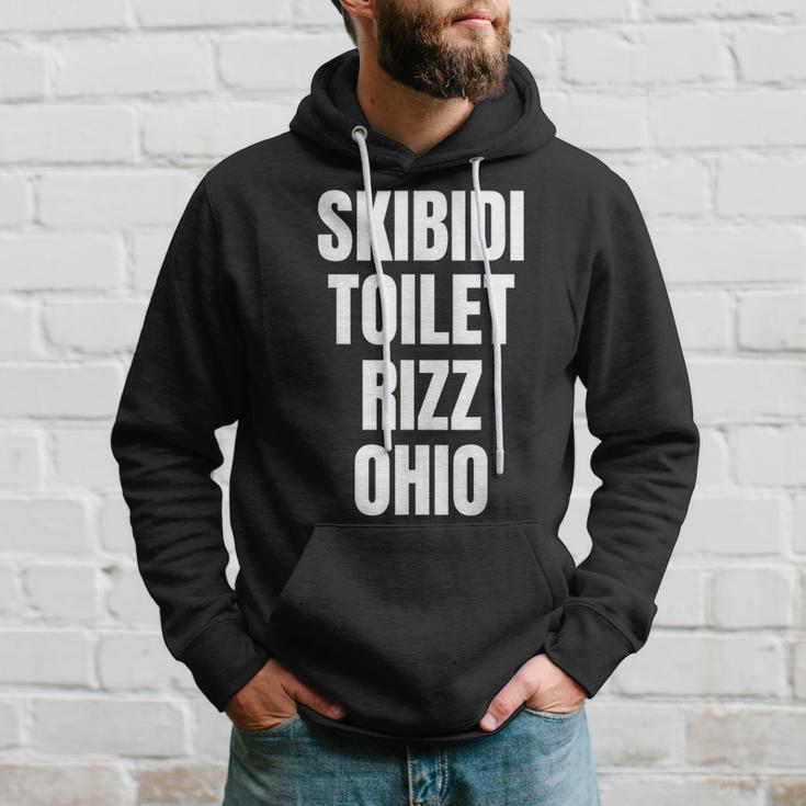 Skibidi Toilette Rizz Ohio Kapuzenpullover Geschenke für Ihn