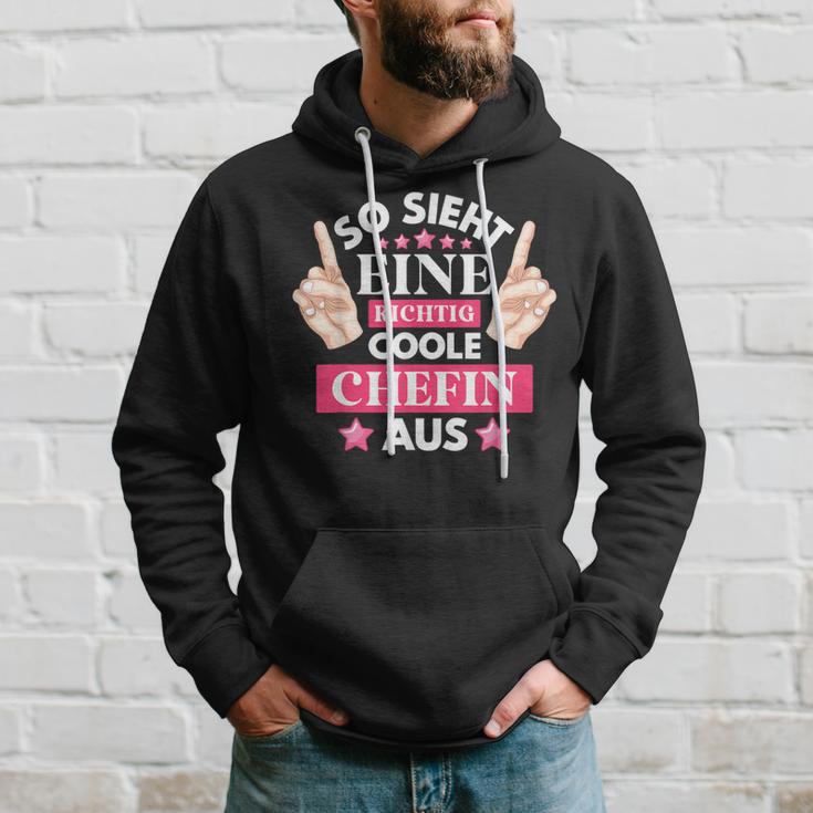 So Ssieht Eine Coole Chefin Aus S Kapuzenpullover Geschenke für Ihn