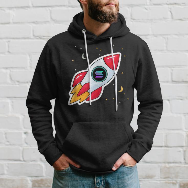 Solana Rocket To The Moon Kapuzenpullover Geschenke für Ihn