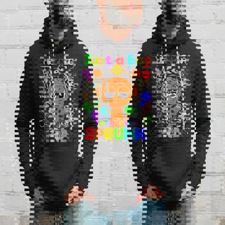 Sprunki Boys Oren Just A Boy Who Loves Sprunki Sudadera Regalos para él