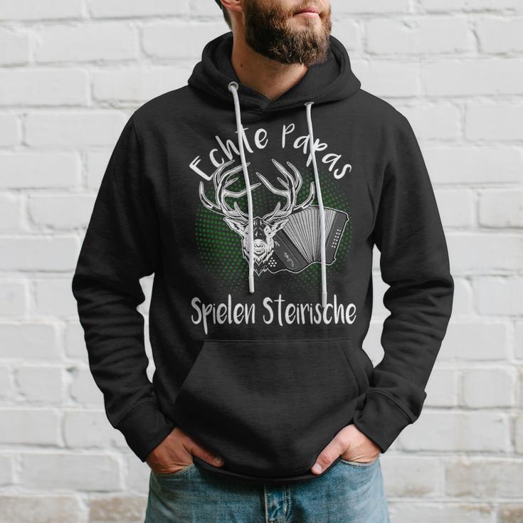 Steirische Harmonica Steirer Papa Kapuzenpullover Geschenke für Ihn