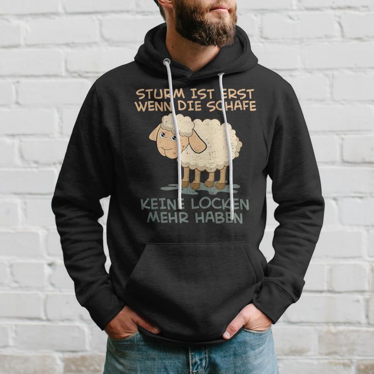 Storm Ist Erst Wenn Die Sheep Keine Locken Mehr Haben Sheep Kapuzenpullover Geschenke für Ihn