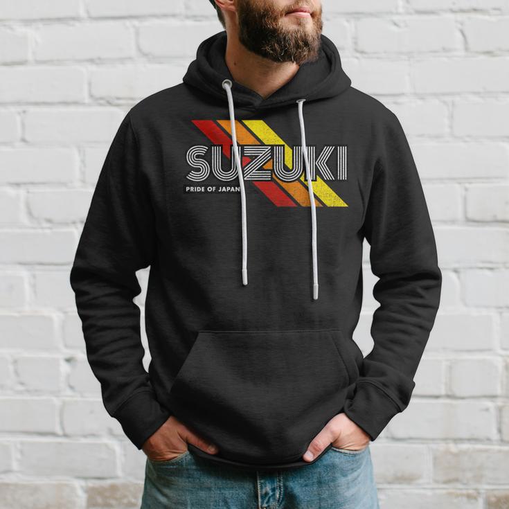 Suzuki Japanese Surname Retrointage Kapuzenpullover Geschenke für Ihn