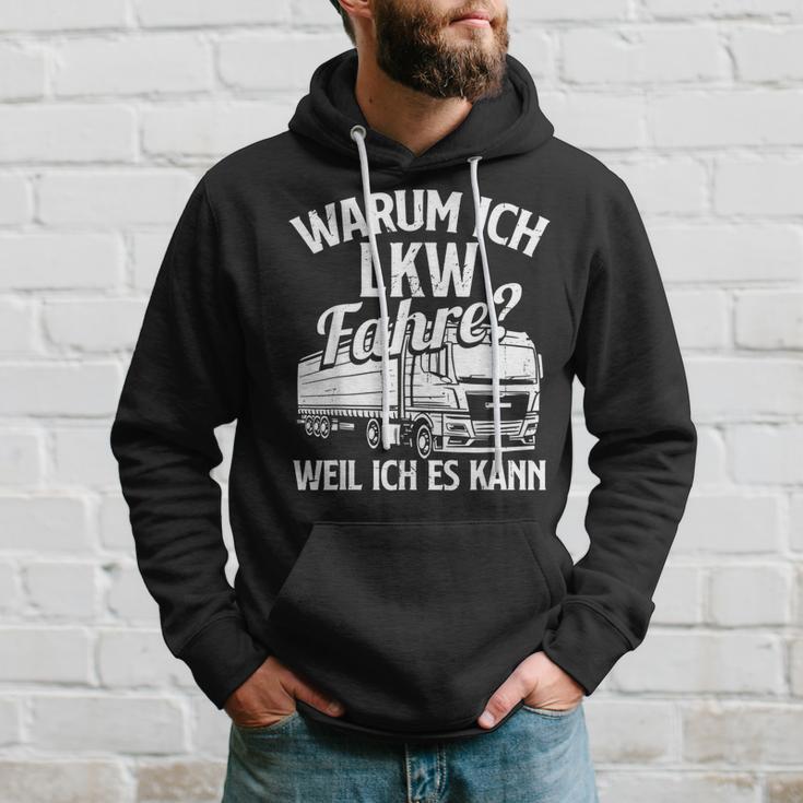 With Truck Driver Warum Ich Lruck Fahre Weil Ich Es Kann Trucking Kapuzenpullover Geschenke für Ihn