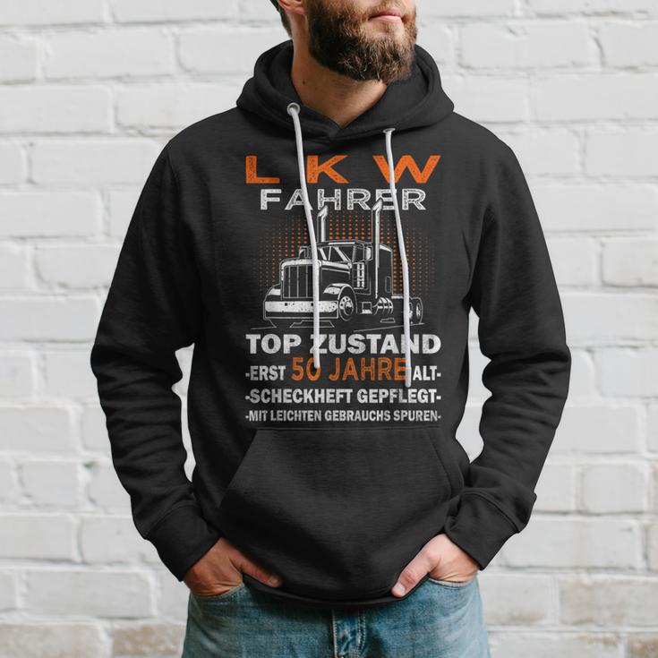 Trucker & Truck Driver Is 50Th Birthday S Kapuzenpullover Geschenke für Ihn