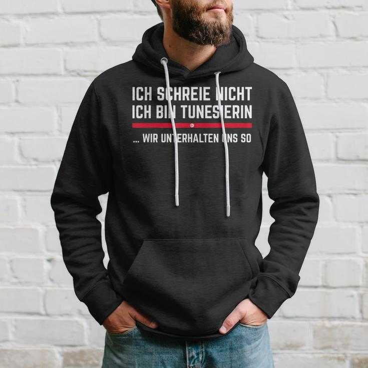 Tunisia Ich Schreie Nicht Ich Bin Tunisierin I Don't Cry Me Kapuzenpullover Geschenke für Ihn