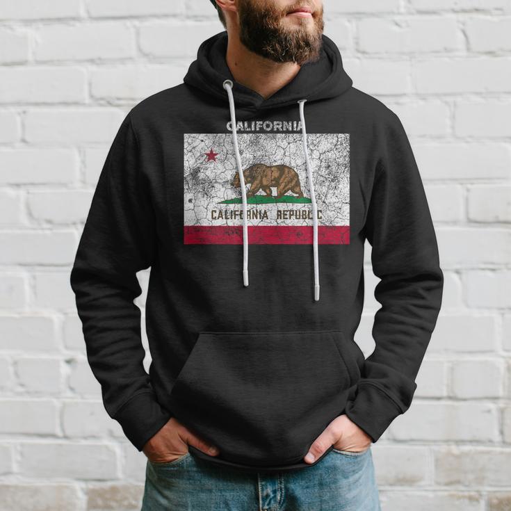 Vintage California Flag Kapuzenpullover Geschenke für Ihn