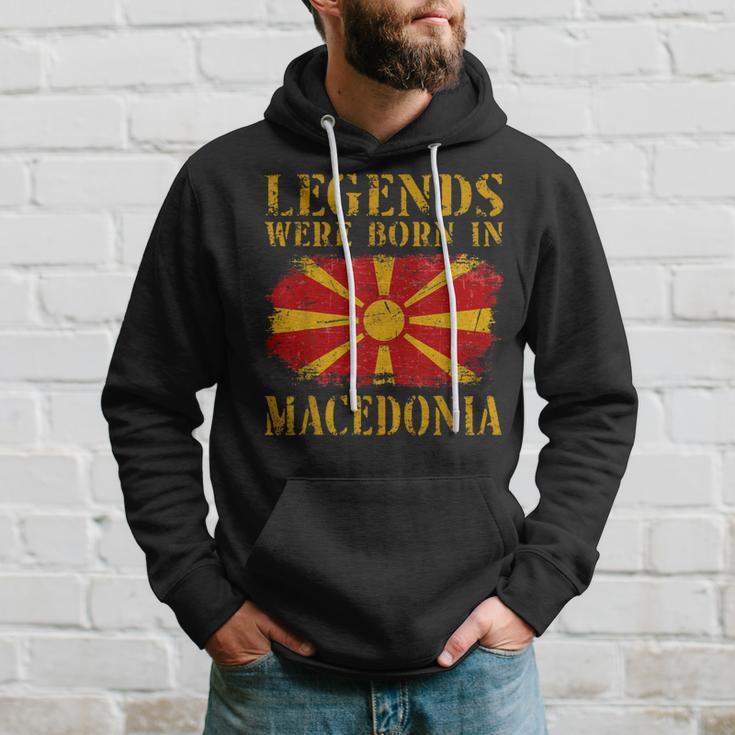 Vintage Macedonian Flag S Kapuzenpullover Geschenke für Ihn