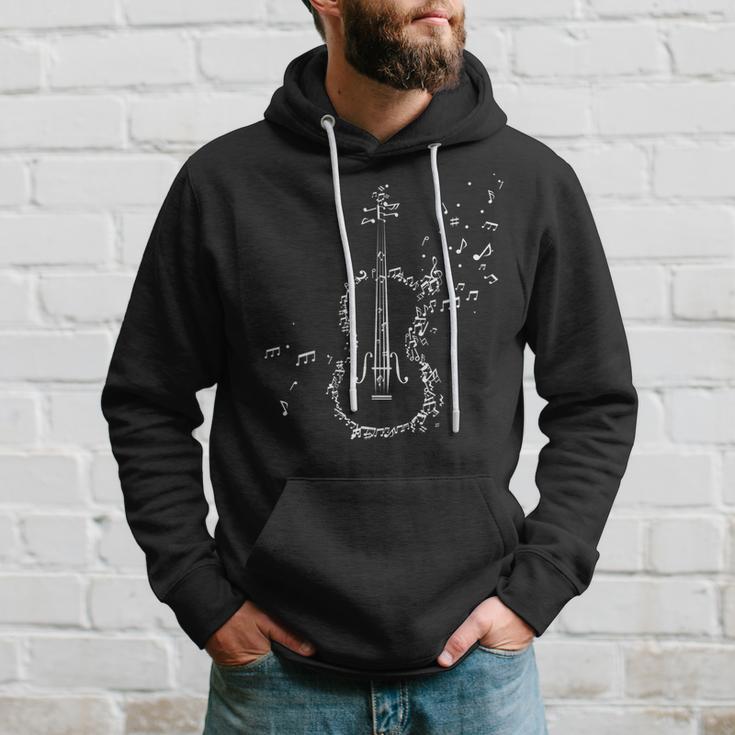 Violin &Iolin Music Notes Musician Kapuzenpullover Geschenke für Ihn