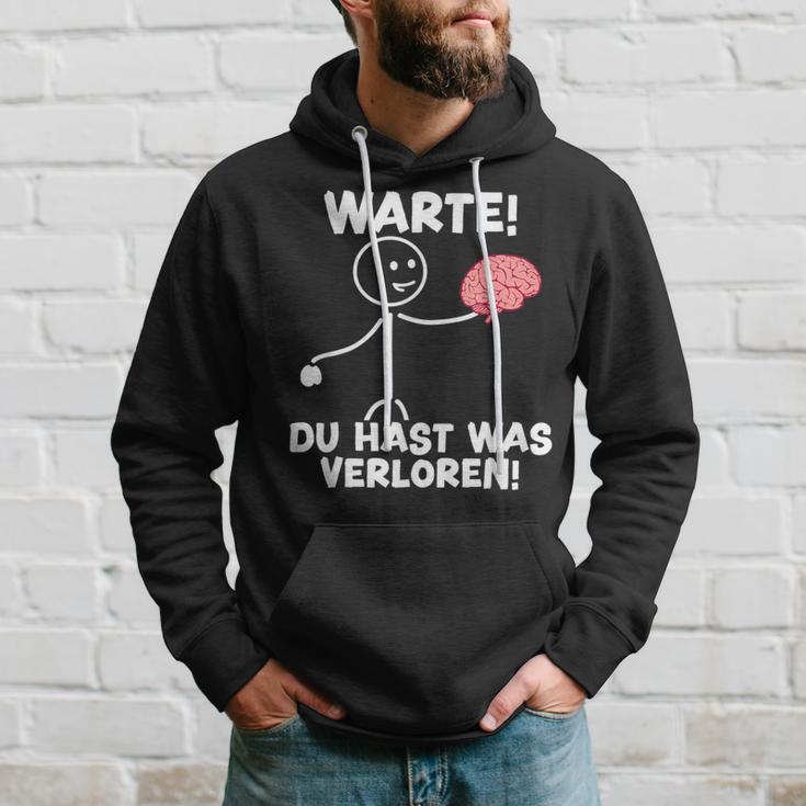 Warte Du Hast Waserloren Lustiger Spruch Kapuzenpullover Geschenke für Ihn