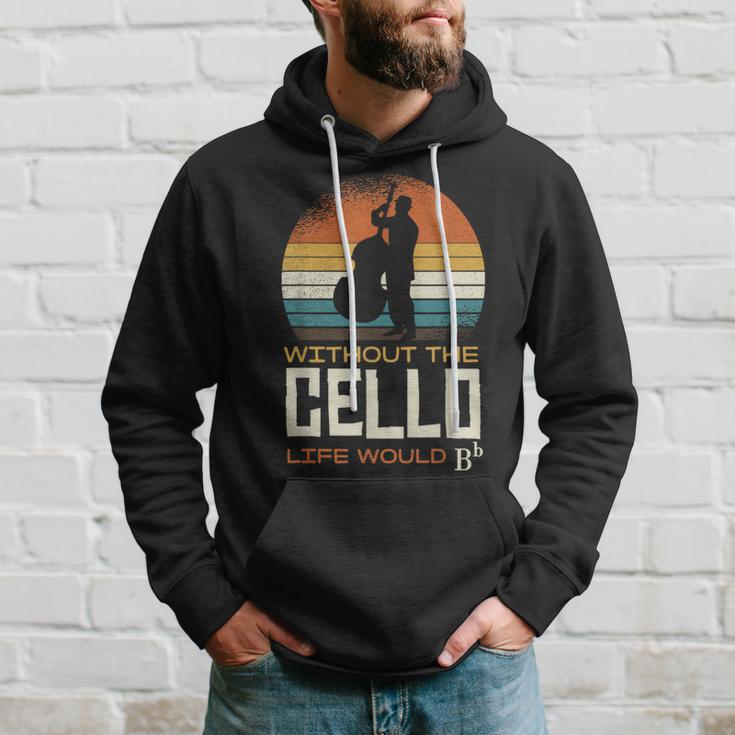 Without The Cello Life Would Bb Kapuzenpullover Geschenke für Ihn