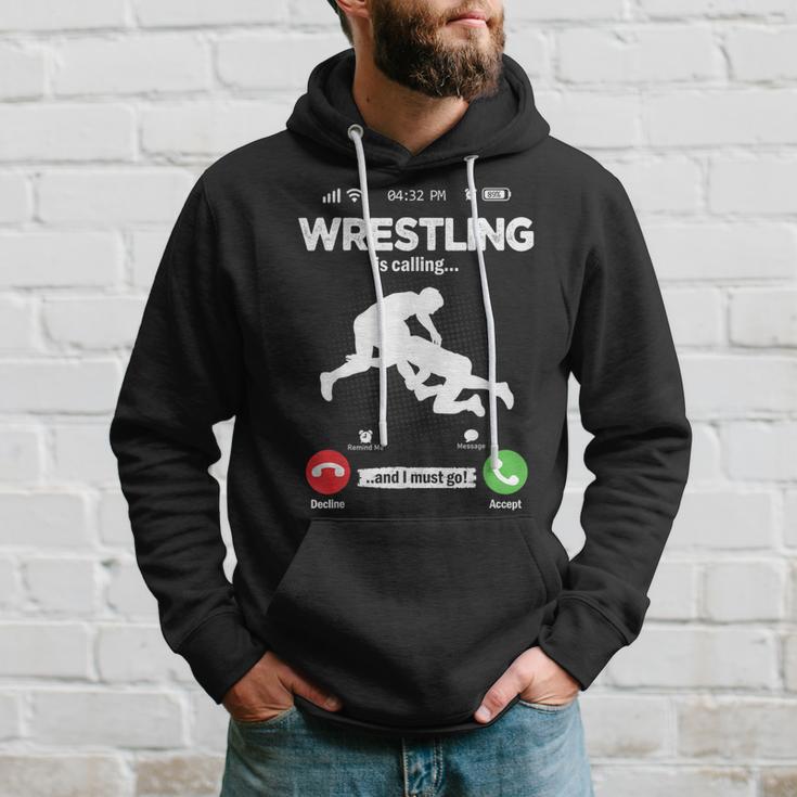 The Wrestling Calls Retro Wrestling Wrestling Kapuzenpullover Geschenke für Ihn