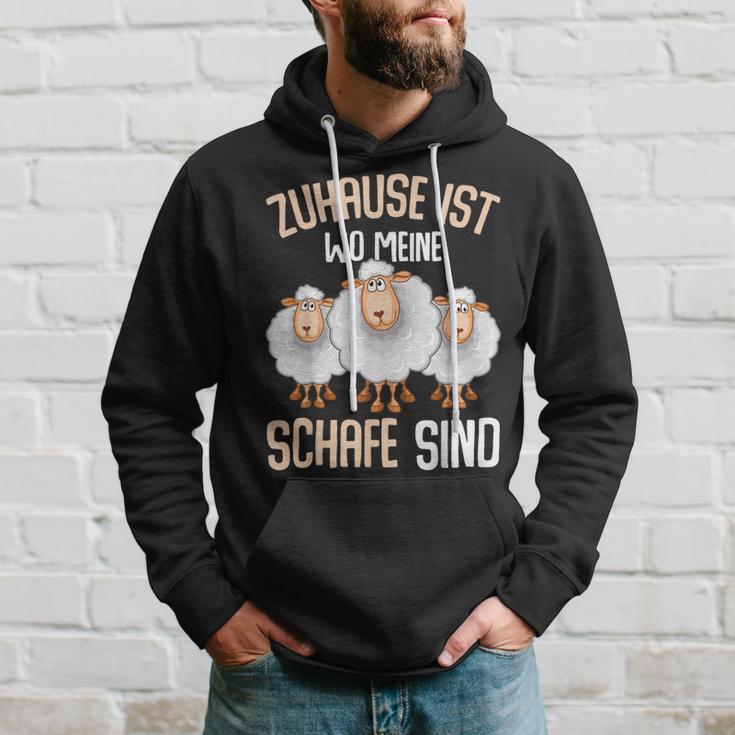 Zuhause Ist Wo Meine Sheep Home Is Where My Sheep Kapuzenpullover Geschenke für Ihn