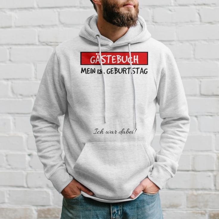 18Th Birthday Party Guest Book Idea 18 Years Kapuzenpullover Geschenke für Ihn