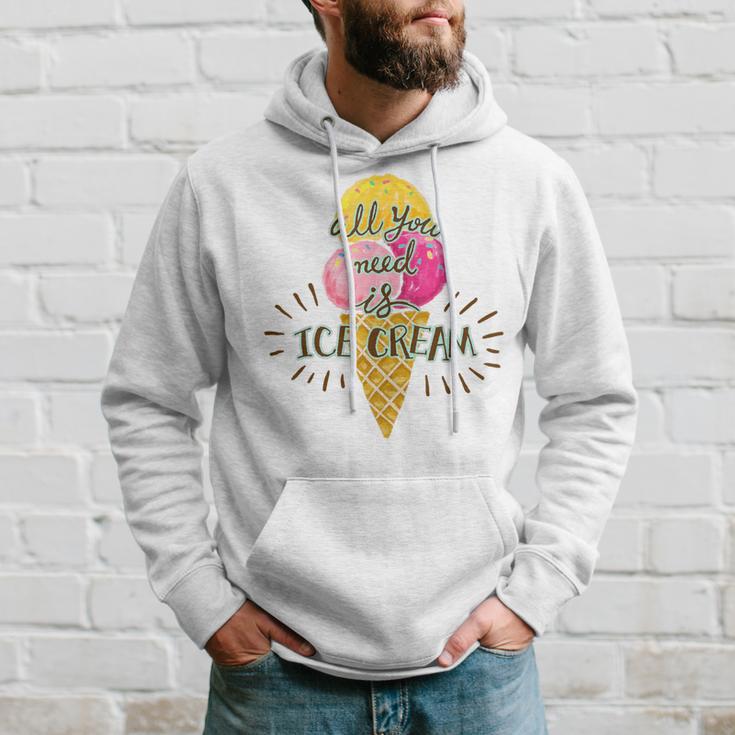 Alles Was Sie Brauchen Ist Eis Everything You Need Is Eis Kapuzenpullover Geschenke für Ihn