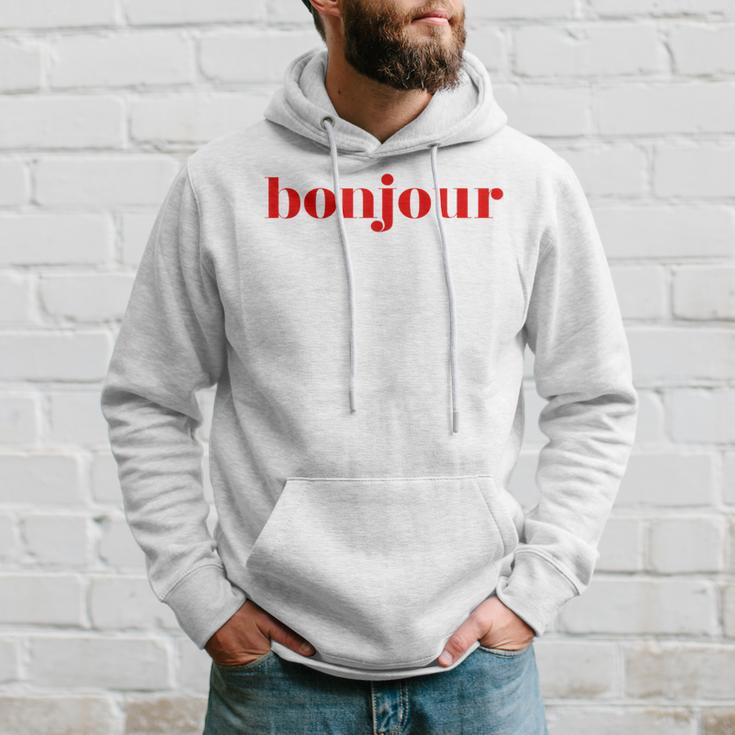 Bonjour For French Lovers Blue Kapuzenpullover Geschenke für Ihn