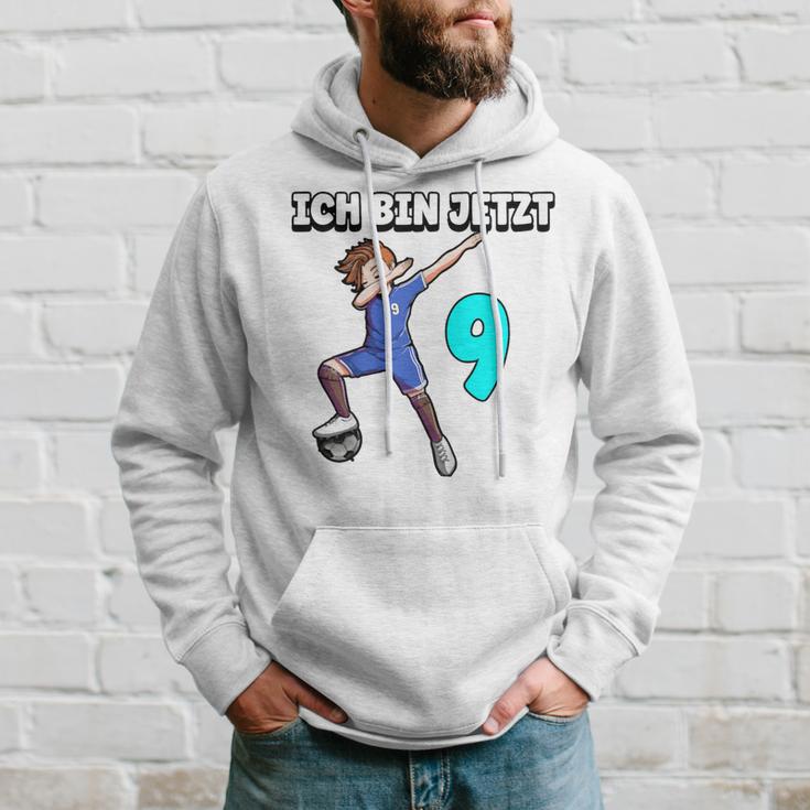 Children's Ich Bin Jetzt 9 Football Boy Dabbing 9Th Birthday Kapuzenpullover Geschenke für Ihn