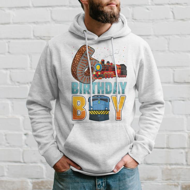 Children's Railway 6Th Birthday Train Boys 6 Years Old B-Day Kapuzenpullover Geschenke für Ihn