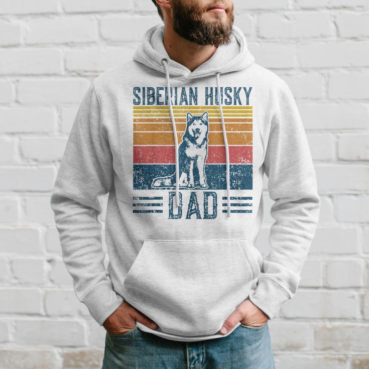 Dog Husky Papa -Intage Siberian Husky Dad Kapuzenpullover Geschenke für Ihn