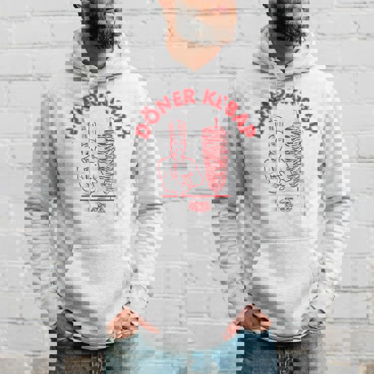 Doner Kebap Doner Chef & Doner Spike & Sandwich Logo Kapuzenpullover Geschenke für Ihn