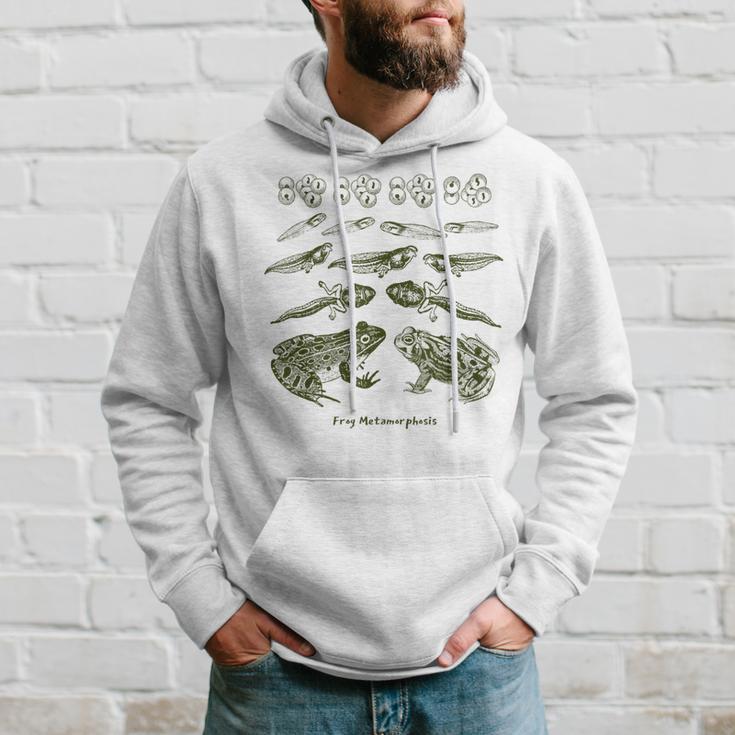 Frog Tadpole Life Cycle Metamorphosis Biology Science Kapuzenpullover Geschenke für Ihn