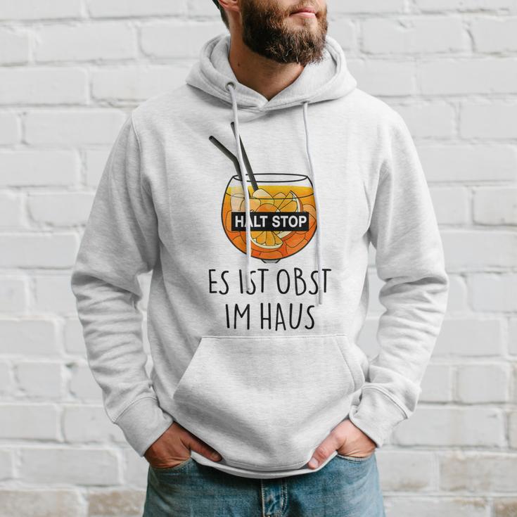 Fun Halt Stop Es Ist Obst Im Haus Aperoliker Spritzz Club Kapuzenpullover Geschenke für Ihn