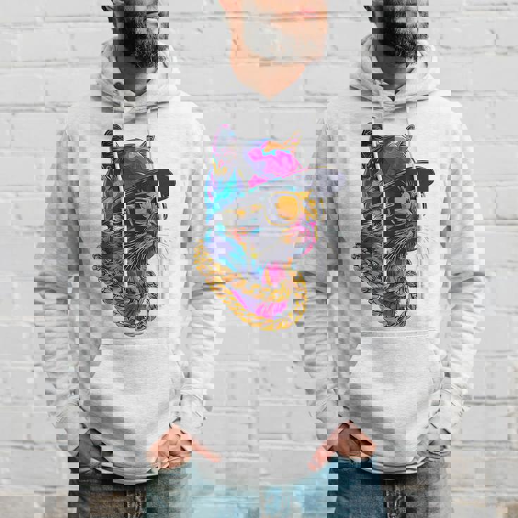 Genial Hip Hop Cat Urban Streetwear B-Boy Graffiti Sudadera Regalos para él