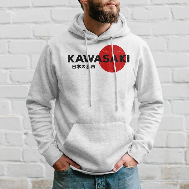 Kawasaki City 80S Retro 90S Japanese Aesthetic Kawasaki Kapuzenpullover Geschenke für Ihn