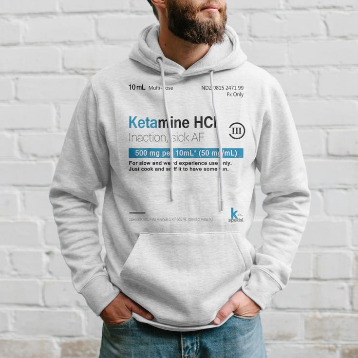 Ketamine Hci Keta Trip Rave Festival Techno Kapuzenpullover Geschenke für Ihn