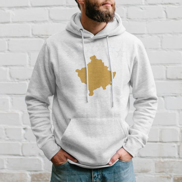 Kosovo Flag Nation Cosovaria Supporter Kosovo Blue Kapuzenpullover Geschenke für Ihn