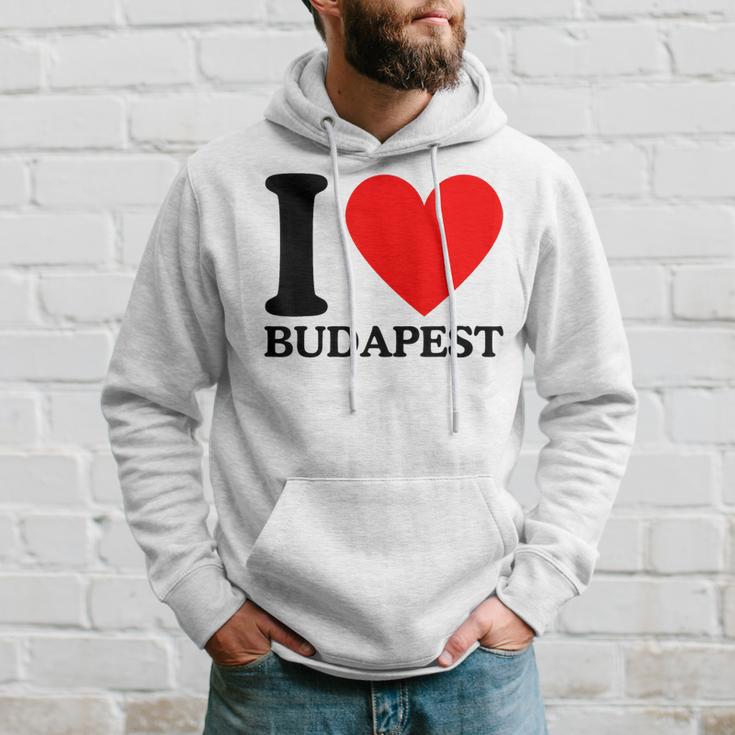 With I Love Budapest Motif Kapuzenpullover Geschenke für Ihn